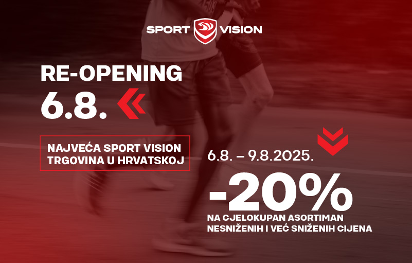SPORT VISION OTVARA NAJVEĆU TRGOVINU U HRVATSKOJ